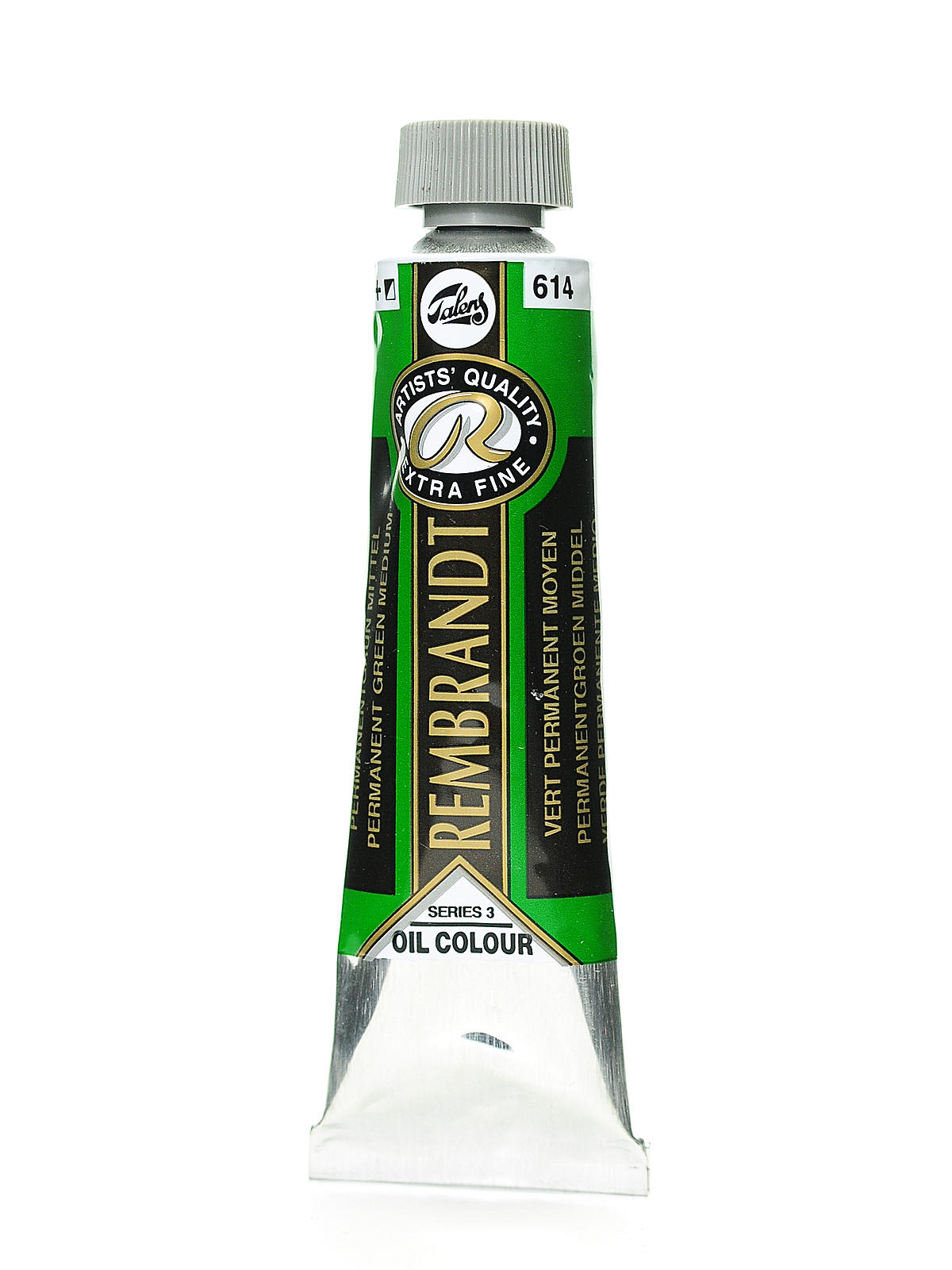 Artist's Oil Colors permanent green medium 40 ml 614