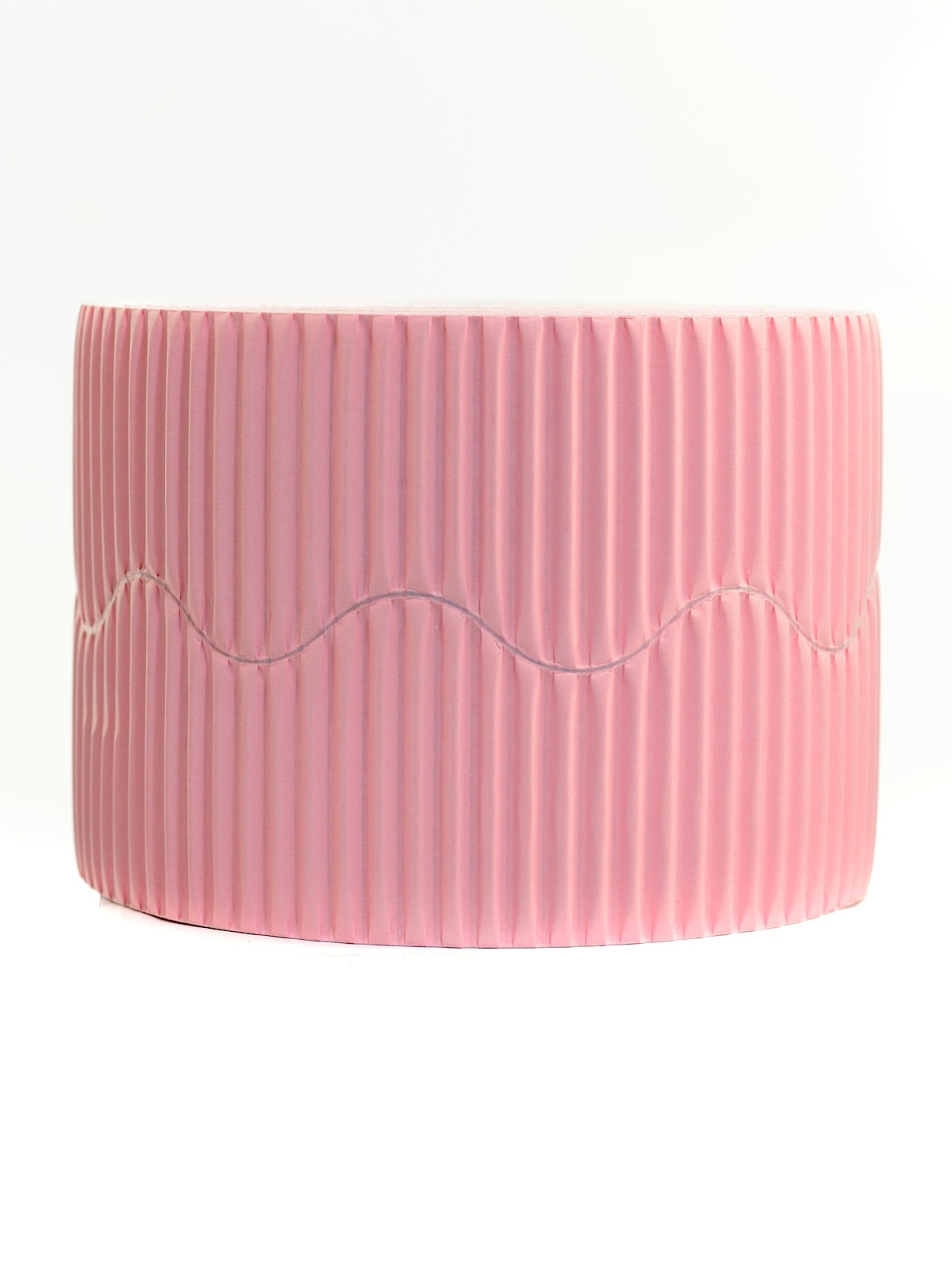 Bordette Corrugated Roll Pink