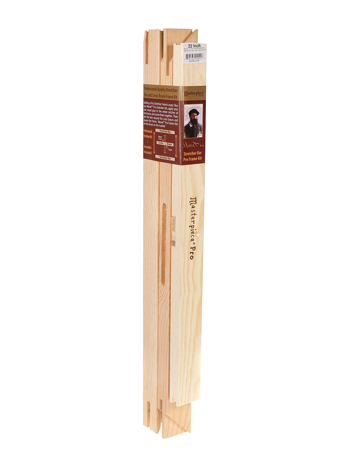 Monet Pro Bar Stretcher Kits with Brace 22 in.