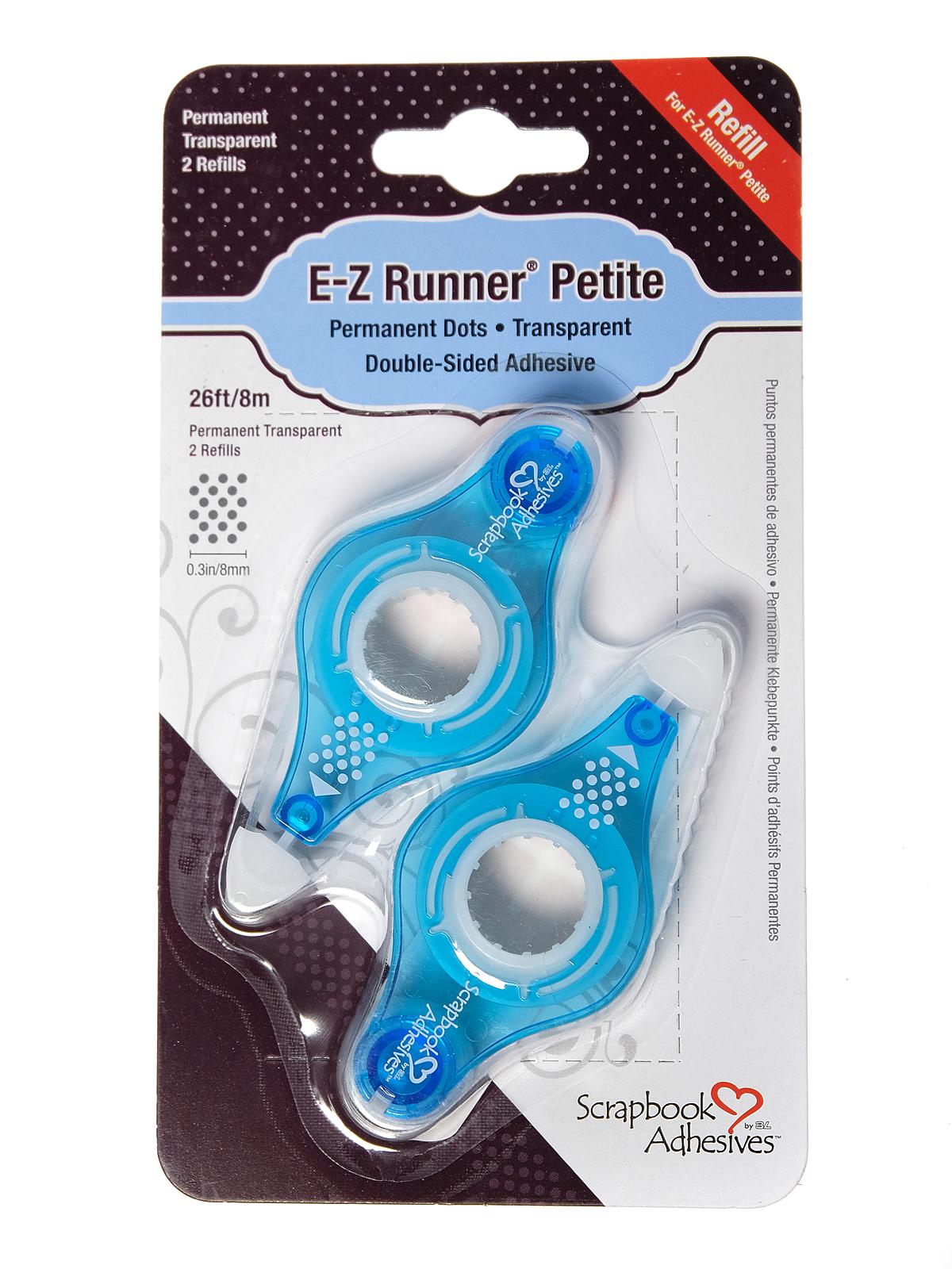 E-Z Runners petite permanent dots refill pack of 2