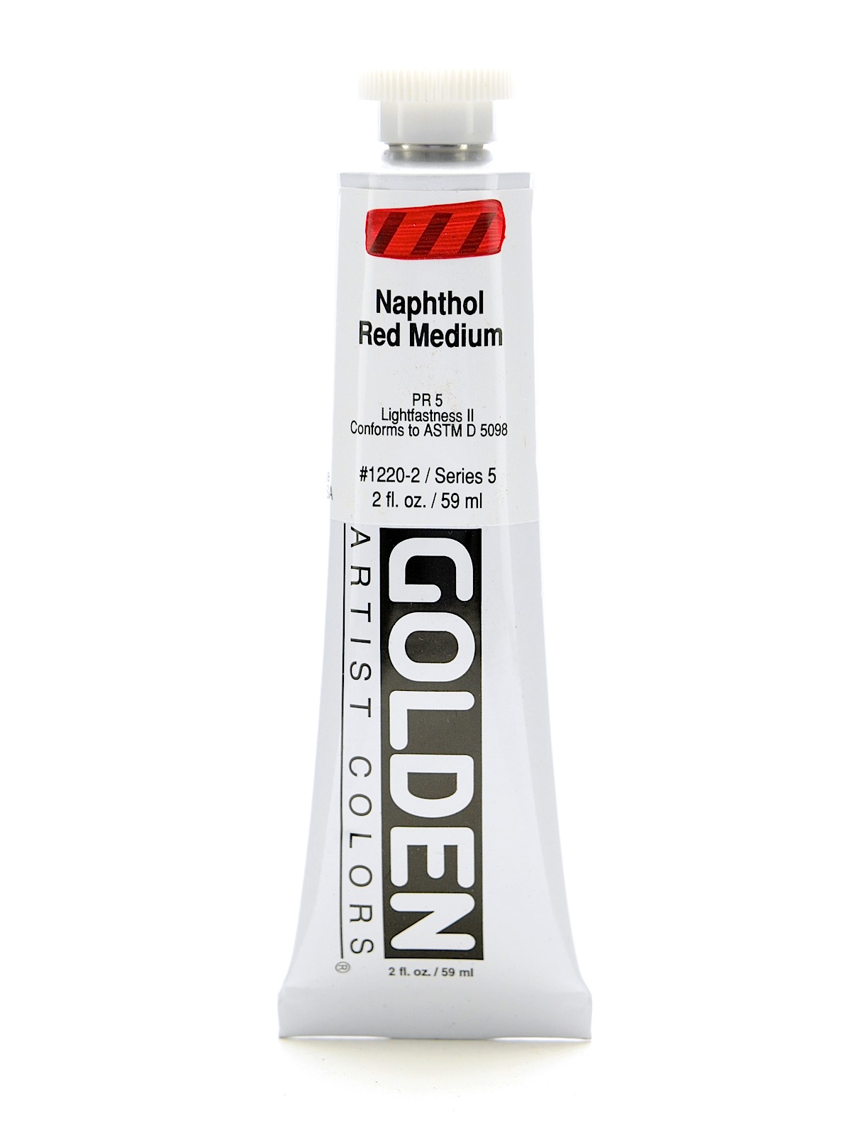 Heavy Body Acrylics naphthol red medium 2 oz.