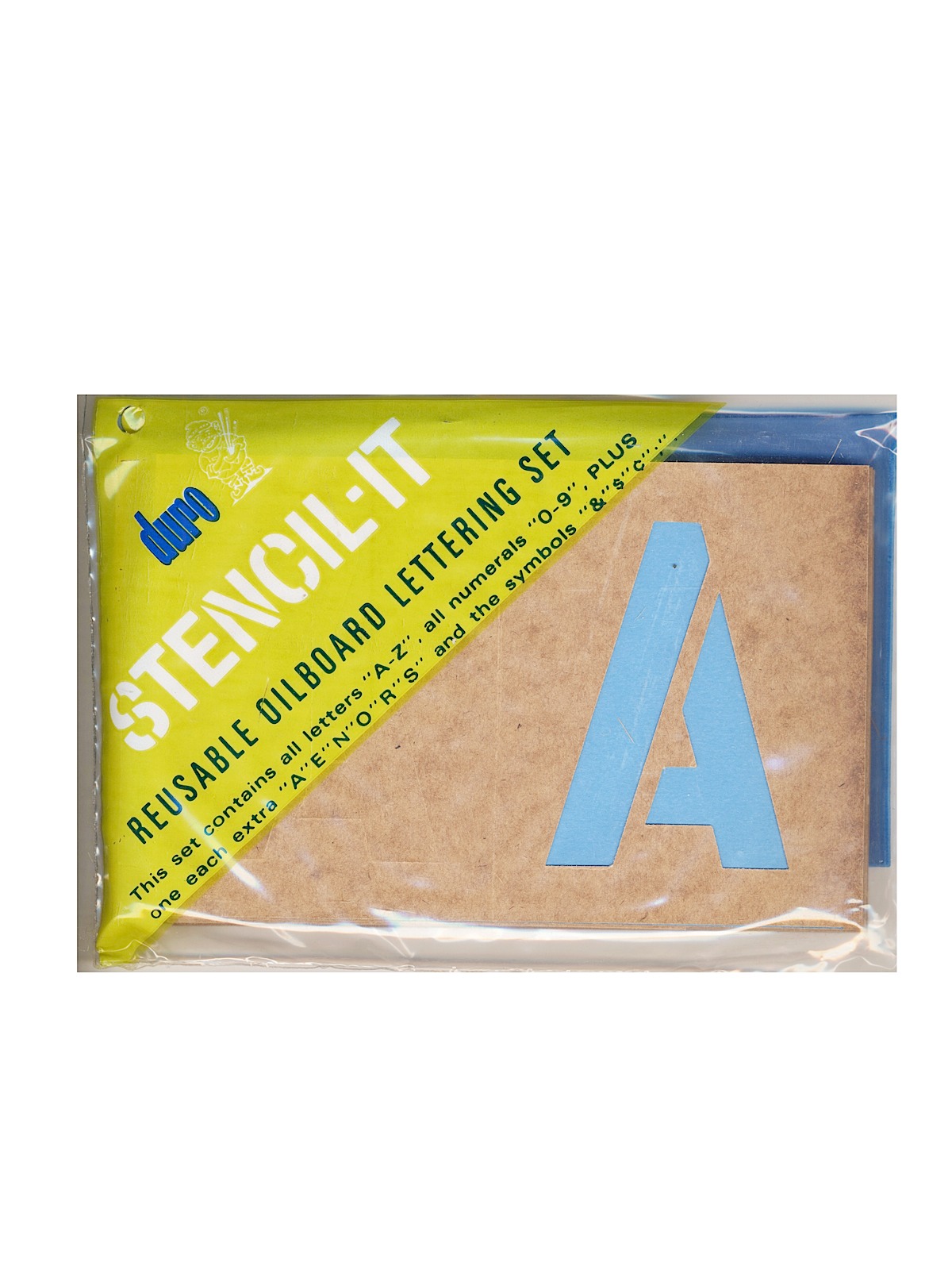 Stencil-It Reusable Oilboard Lettering Sets 3 in. 2 1 16 in.