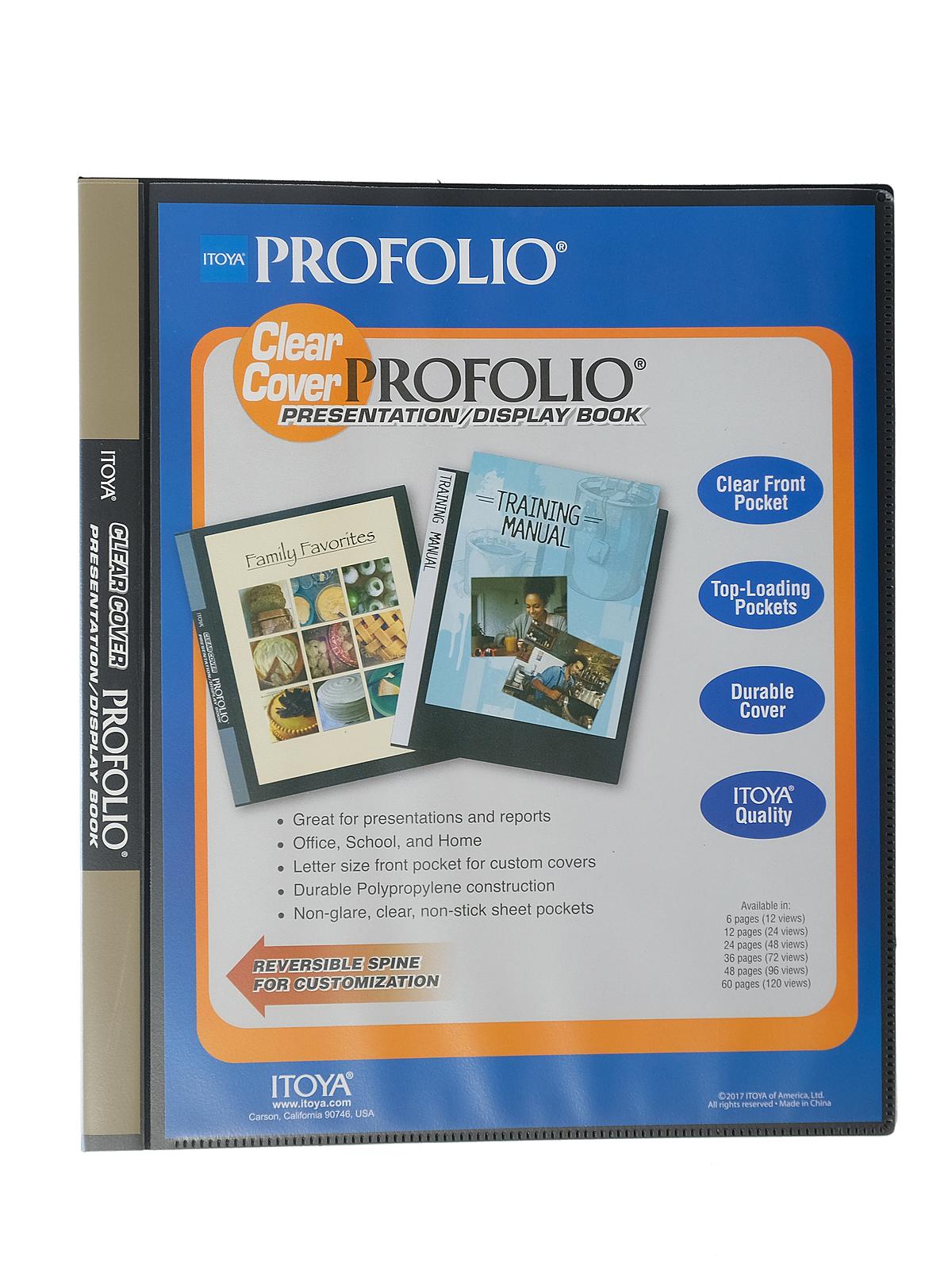 Clear Cover Profolio Presentation Books 36 pages (72 views)