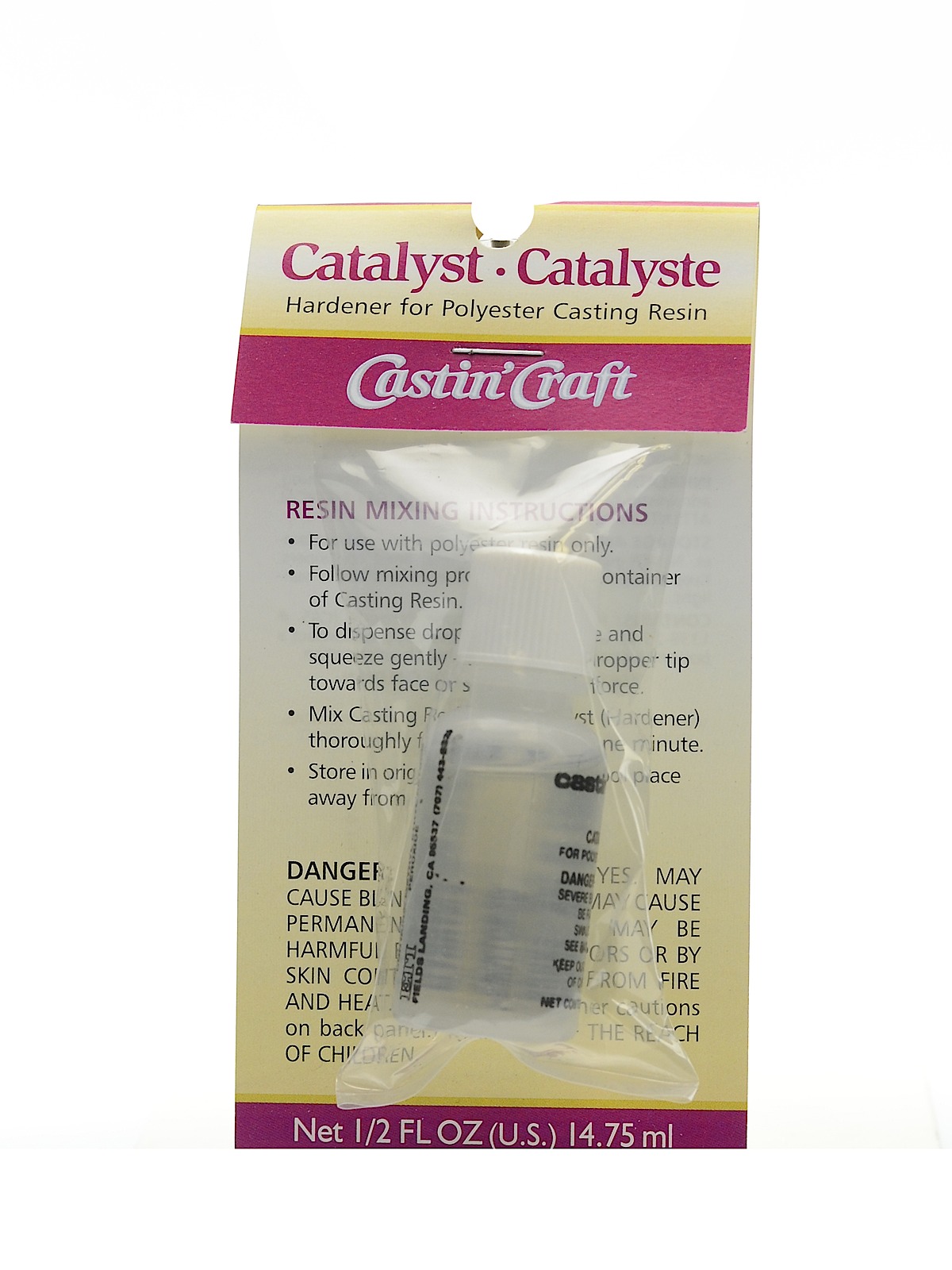 Clear Casting Catalyst 1 2 oz. bottle