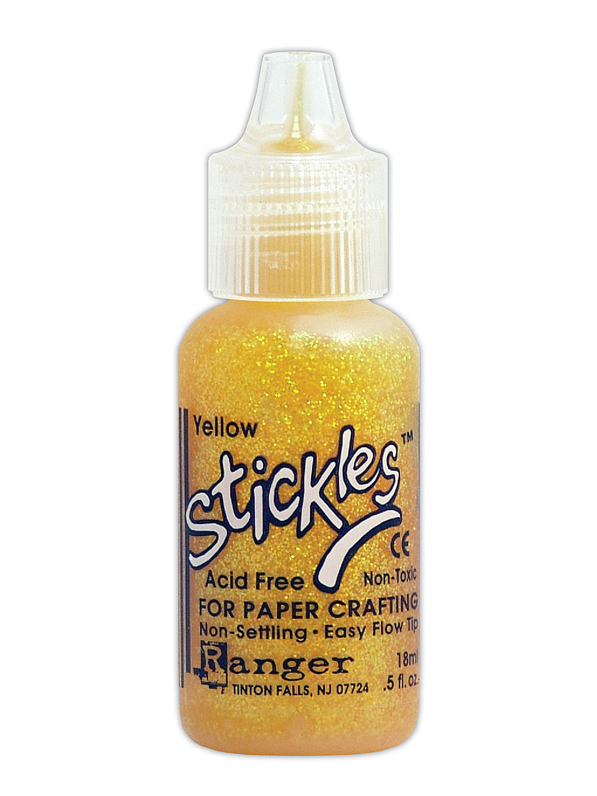 Stickles Glitter Glue yellow 0.5 oz. bottle