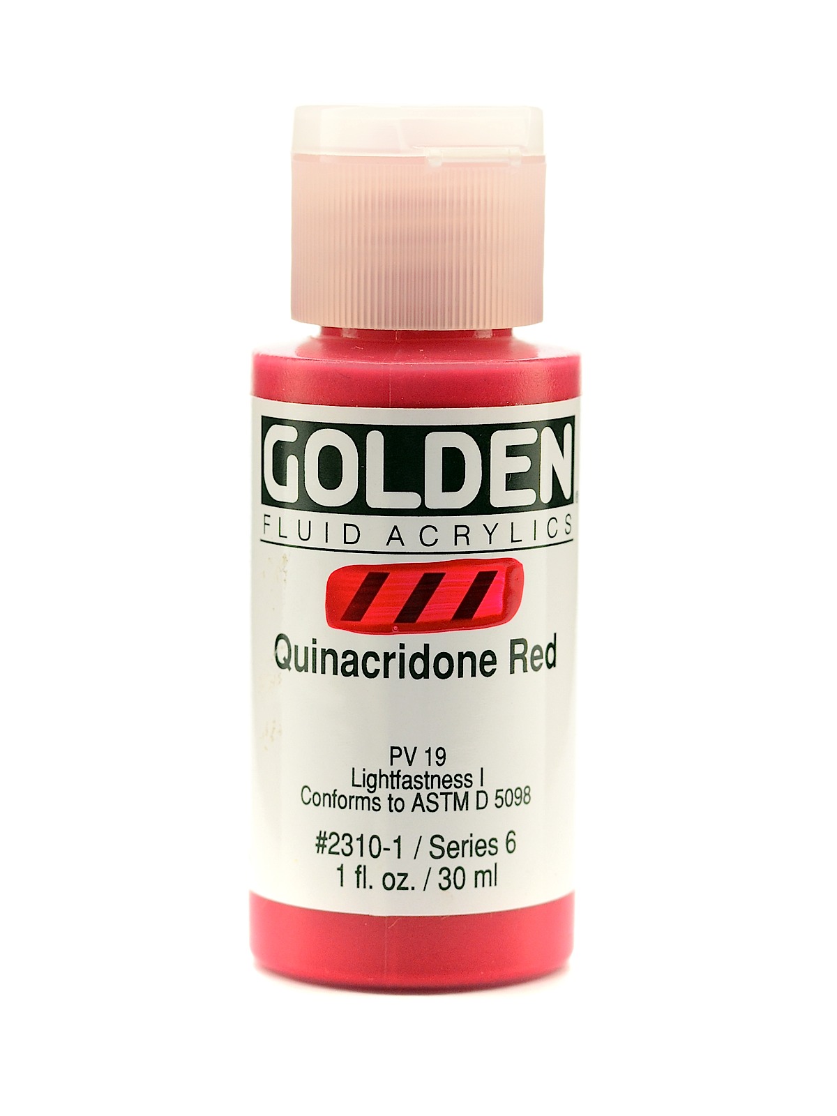 Fluid Acrylics quinacridone red 1 oz.