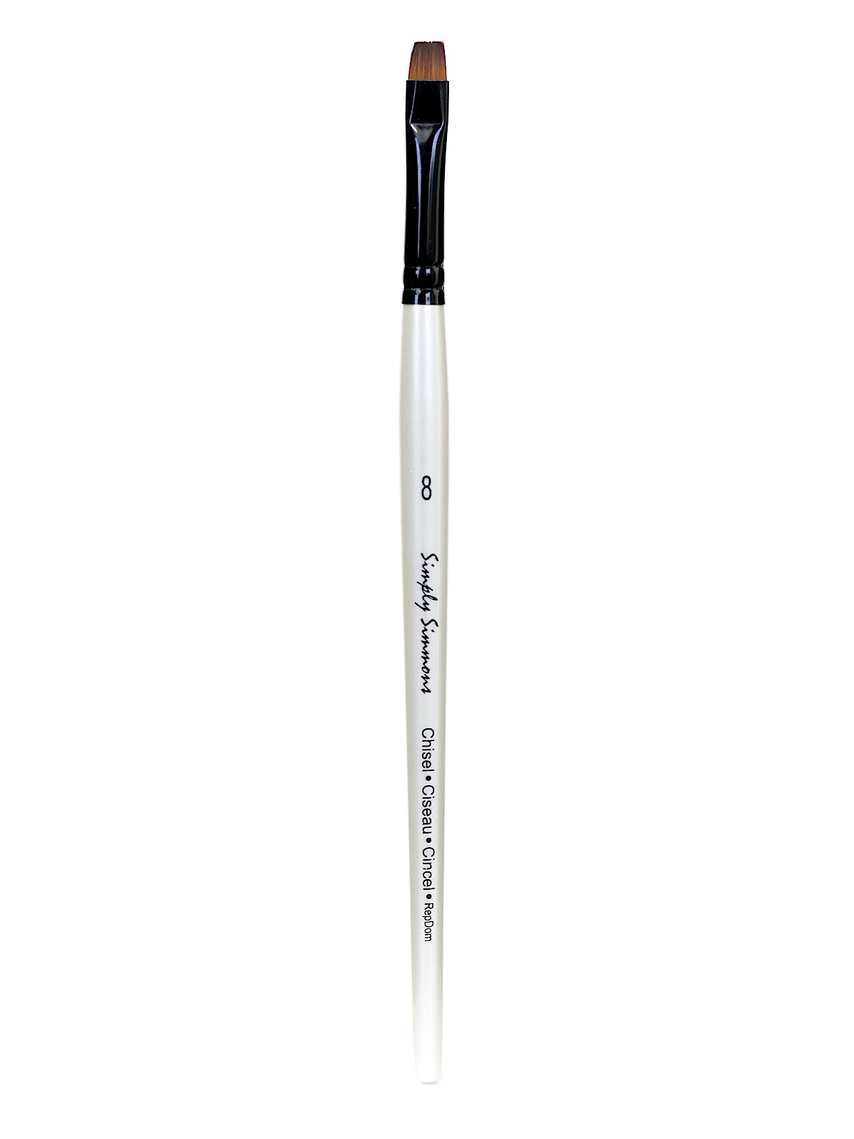Simply Simmons Short Handle Brushes chisel blender 8