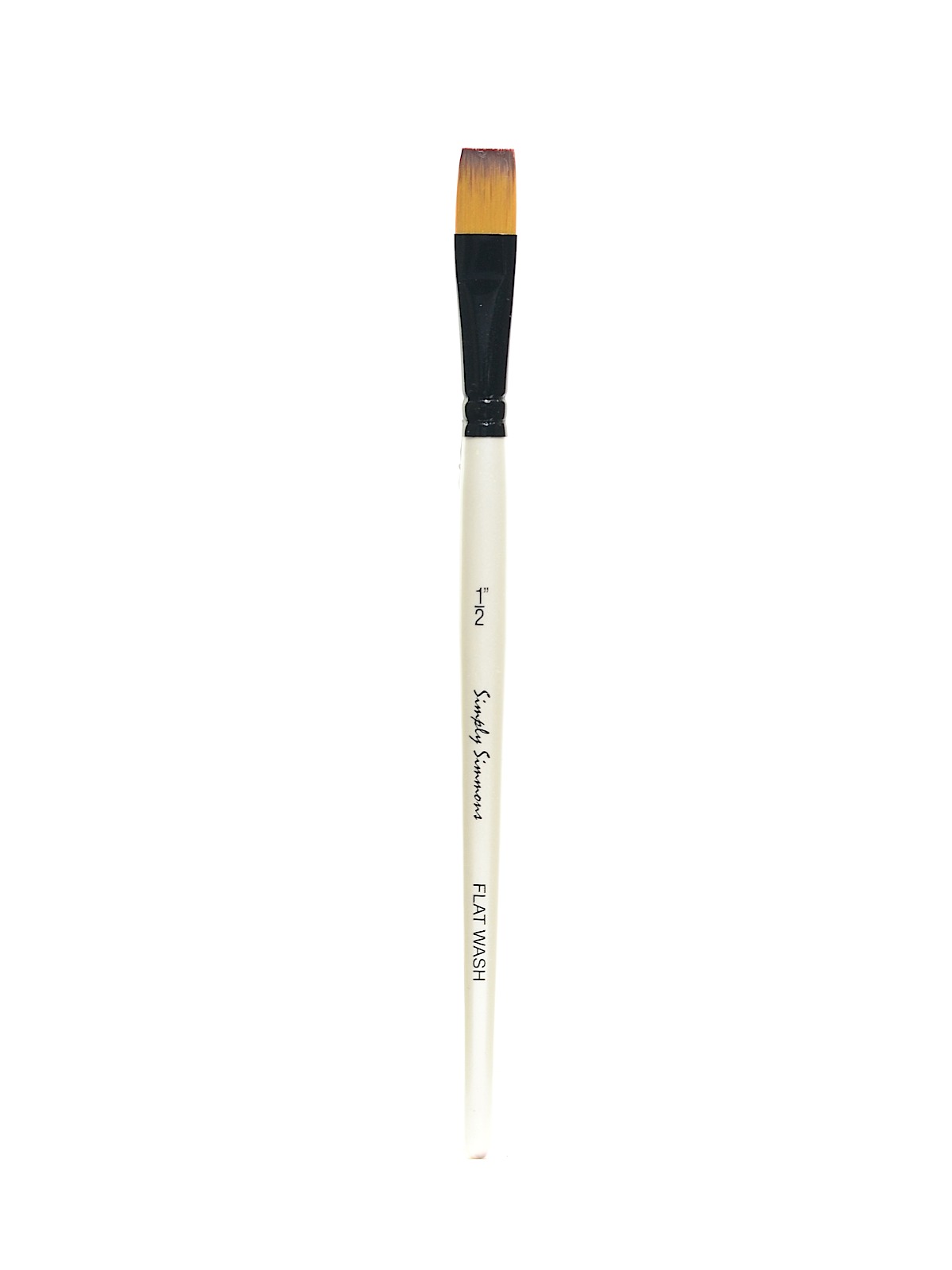Simply Simmons Short Handle Brushes flat wash 1 2 in.