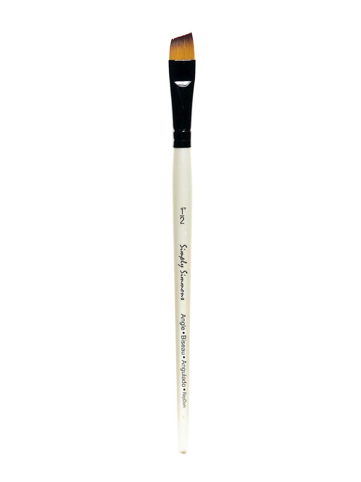 Simply Simmons Short Handle Brushes Angle Shader 1 2 In.