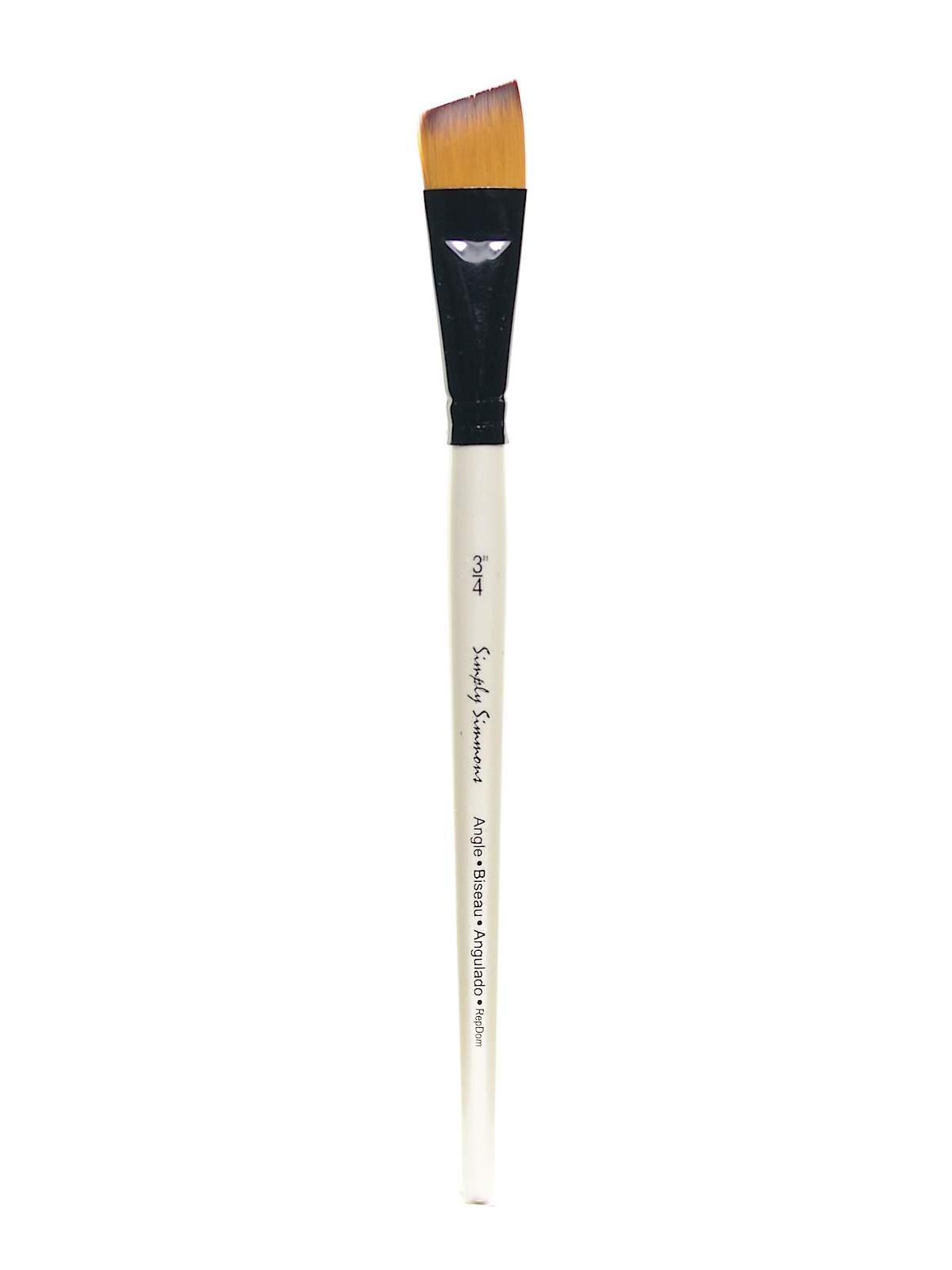 Simply Simmons Short Handle Brushes Angle Shader 3 4 In.