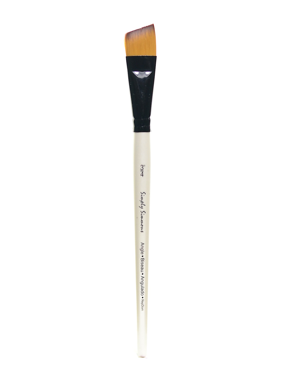 Simply Simmons Short Handle Brushes angle shader 3 4 in.
