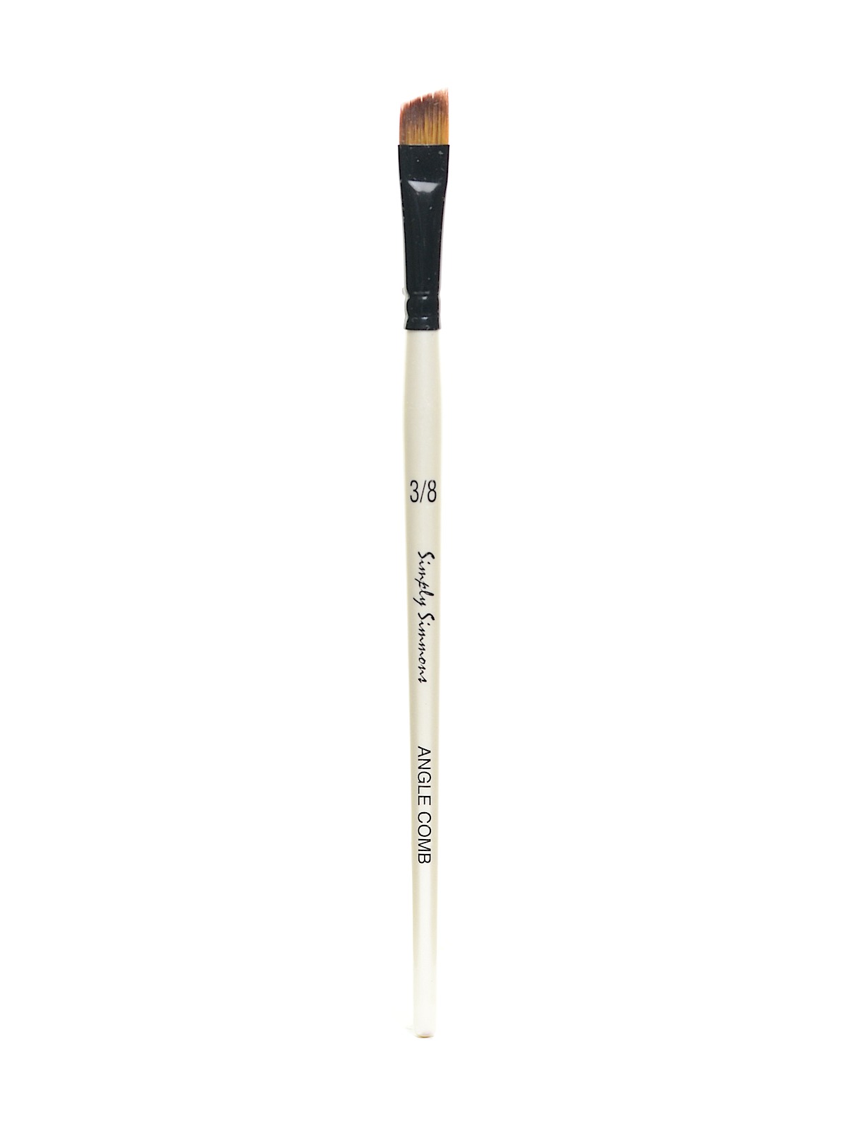Simply Simmons Short Handle Brushes angle comb 3 8 in.