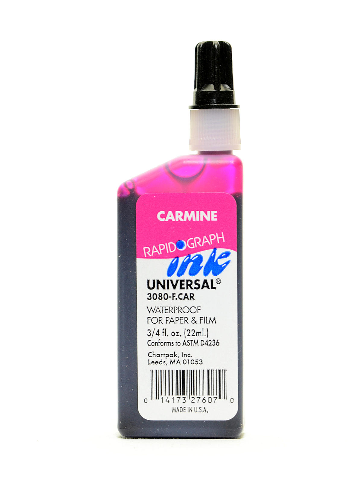Technical Inks universal drawing ink carmine 3 4 oz.