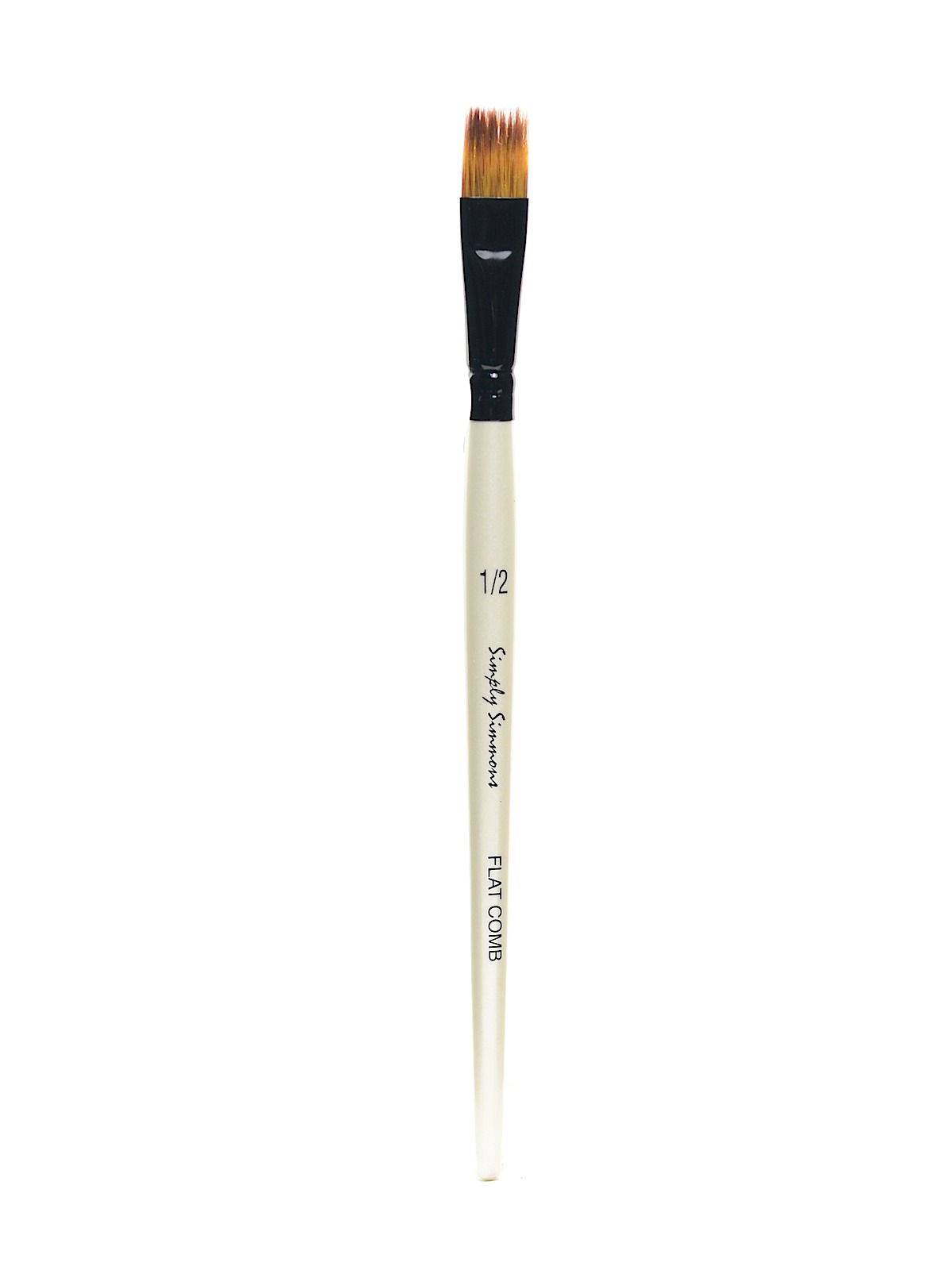 Simply Simmons Short Handle Brushes flat comb 1 2 in.