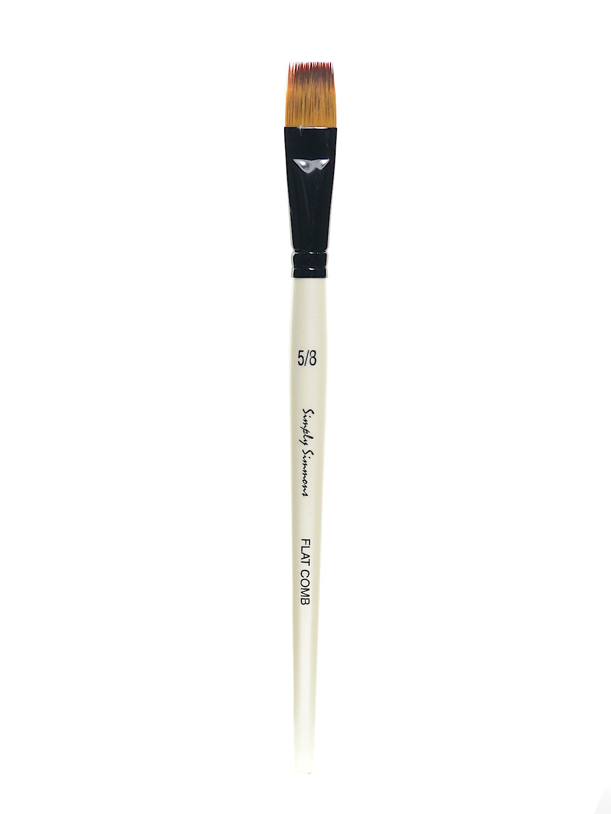 Simply Simmons Short Handle Brushes flat comb 5 8 in.
