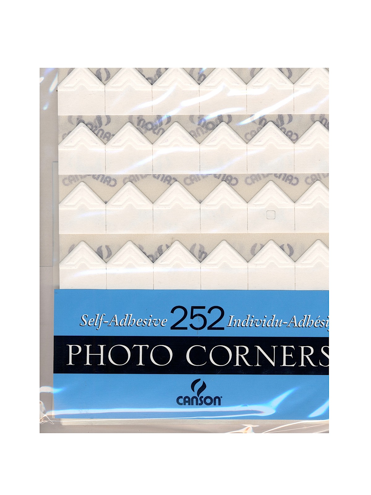 Self-Adhesive Photo Corners white