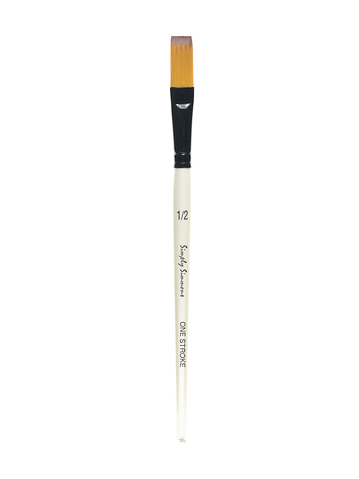 Simply Simmons Short Handle Brushes One Stroke 1 2 In.