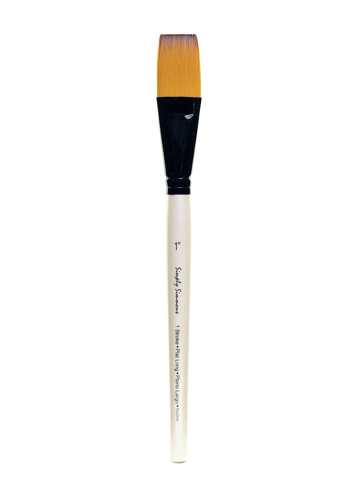 Simply Simmons Short Handle Brushes One Stroke 1 In.