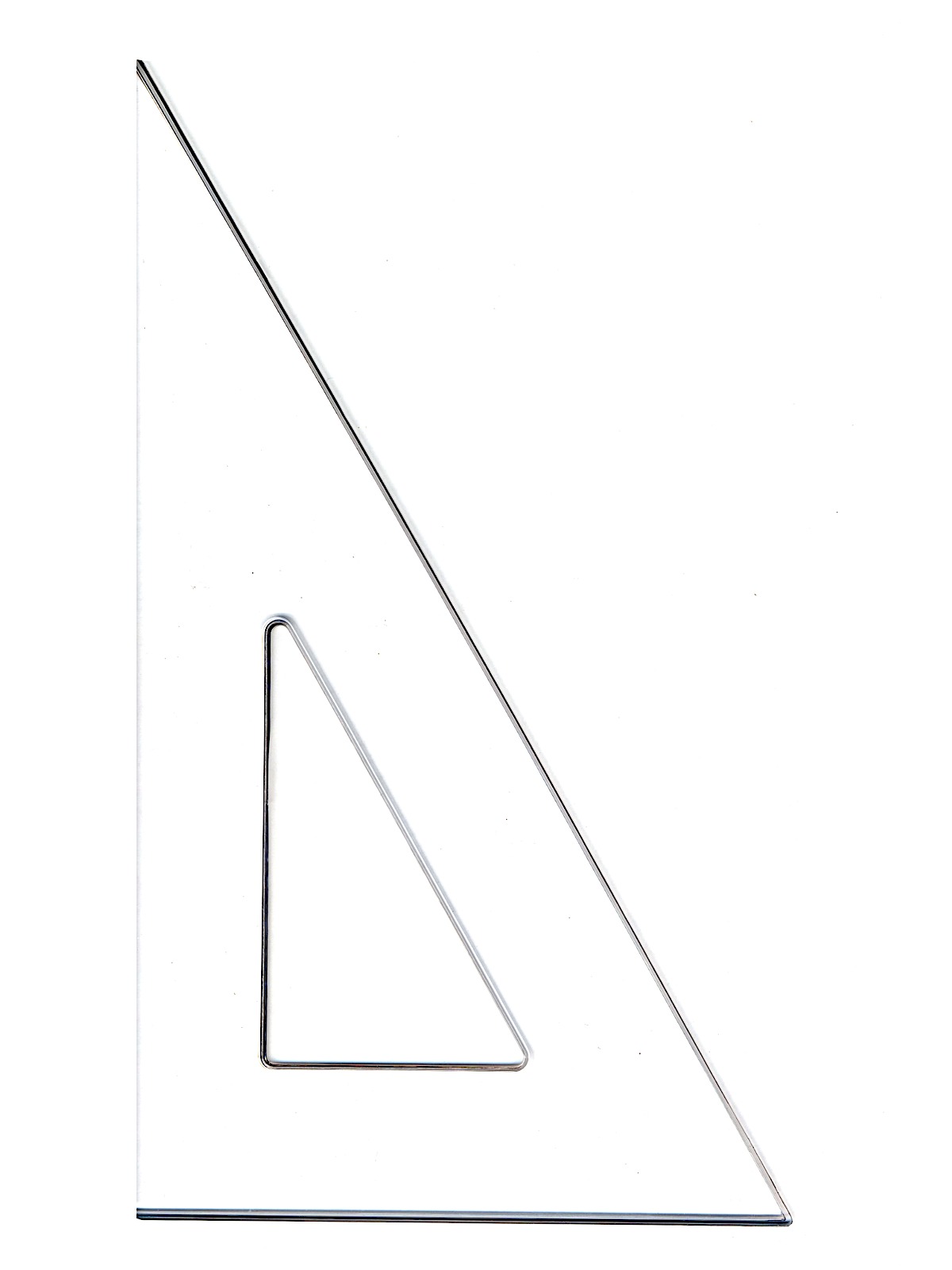 Transparent Triangles scholastic-30 60 degree 6 in.