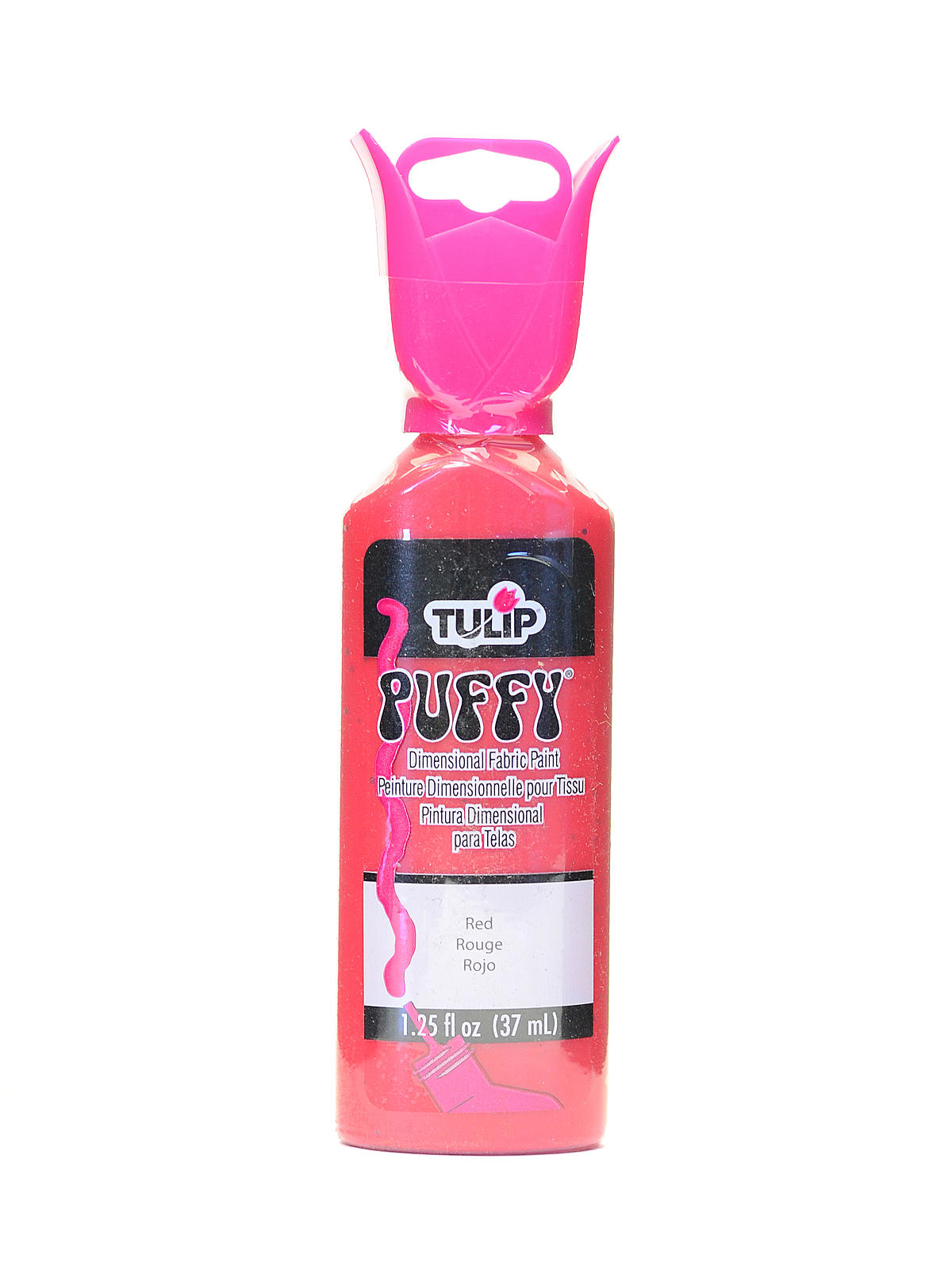 Puffy Dimensional Fabric Paint red 1 1 4 oz.