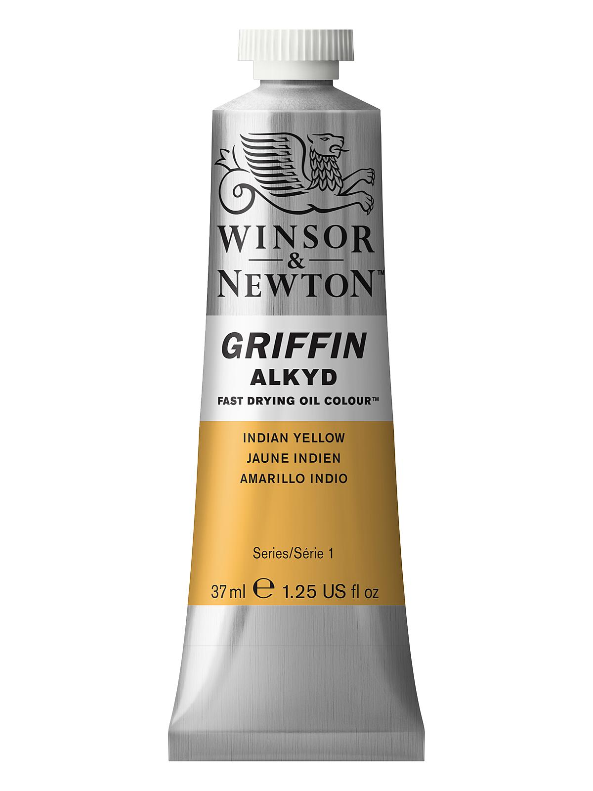 Griffin Alkyd Oil Colours Indian yellow 37 ml 319