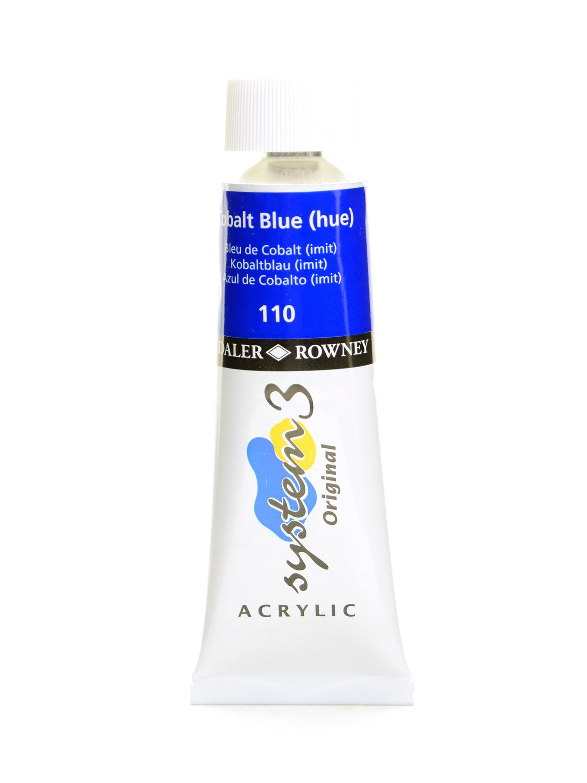 System 3 Acrylic Colour Cobalt Blue Hue 75 Ml