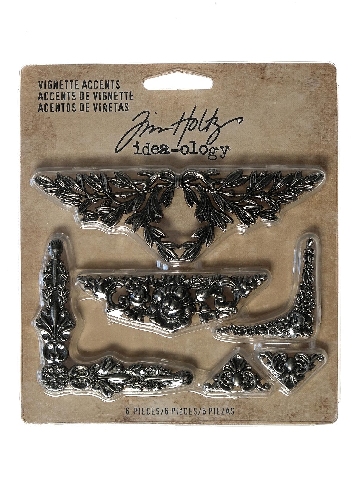 Idea-ology Structures vignette accents 2 in. 6 pieces