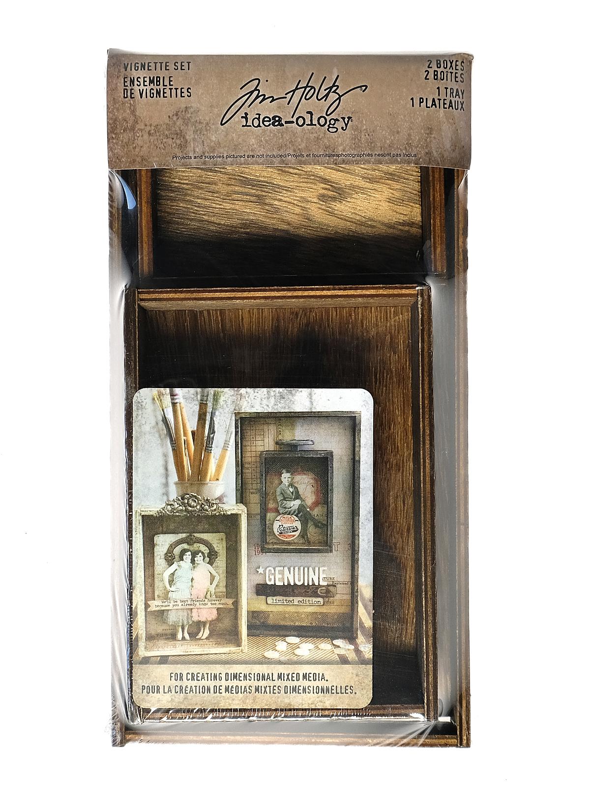 Idea-ology Structures vignette set 9 in. x 6 in. 3 pieces