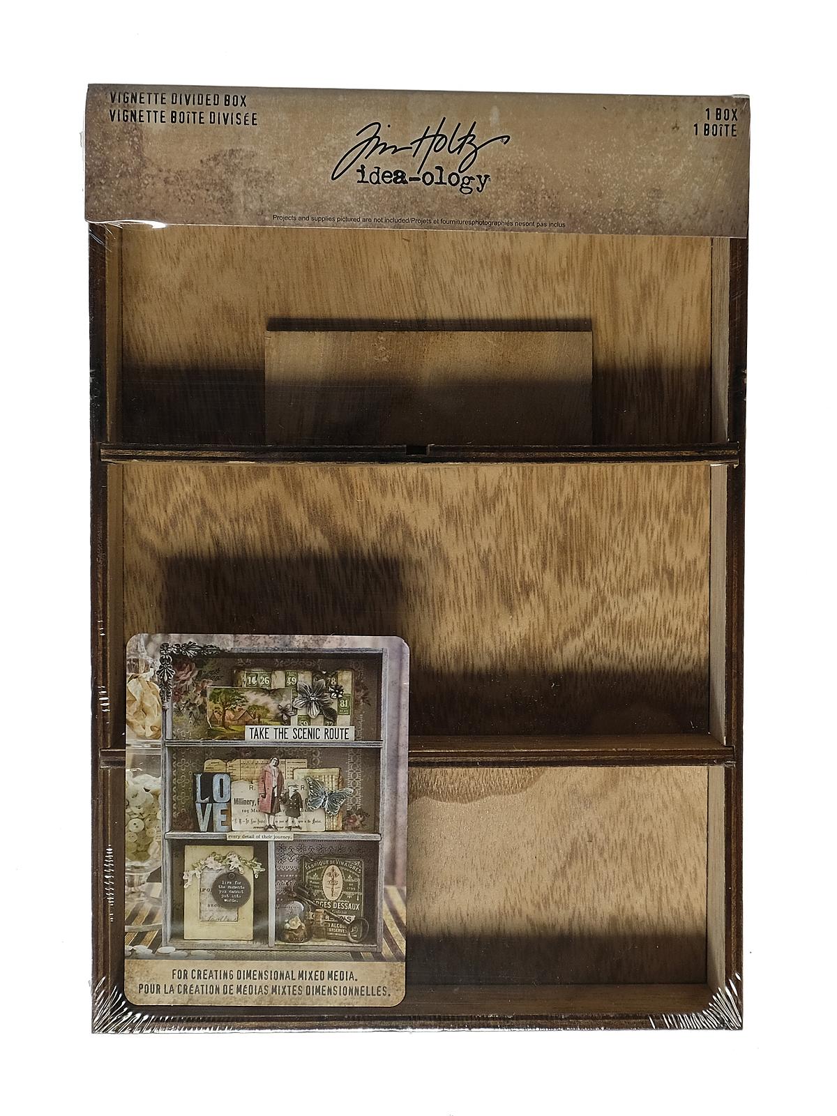 Idea-ology Structures vignette divided box 7 in. x 10 in. each