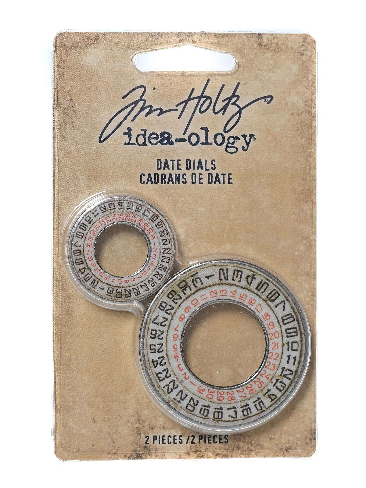 Idea-ology Findings date dials 2 pieces