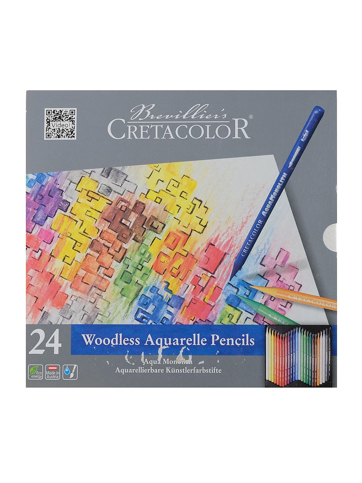 Aqua Monolith Pencil Set Set Of 24