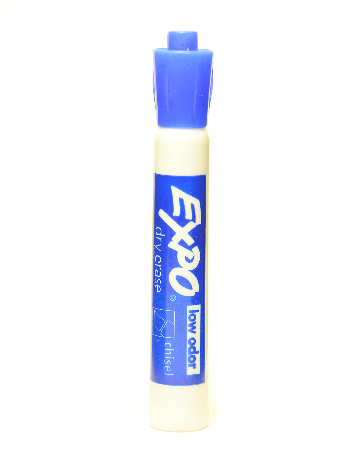Low-Odor Dry Erase Markers blue