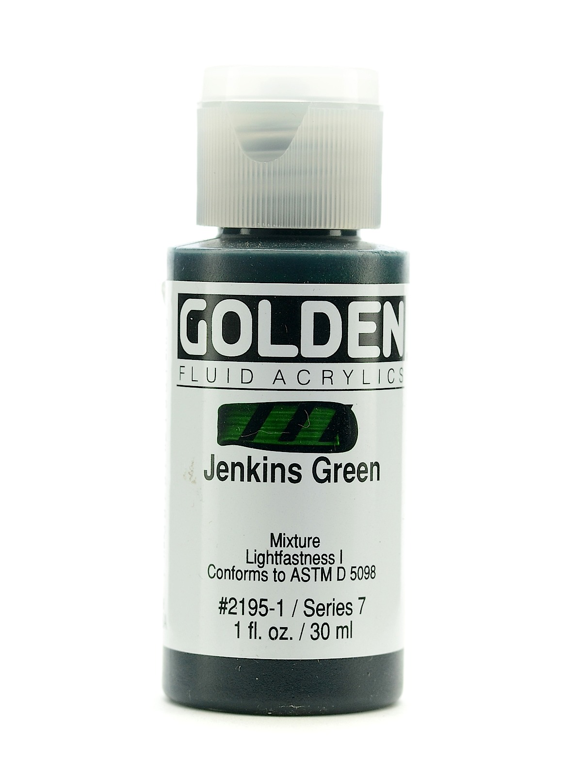 Fluid Acrylics Jenkins green 1 oz.