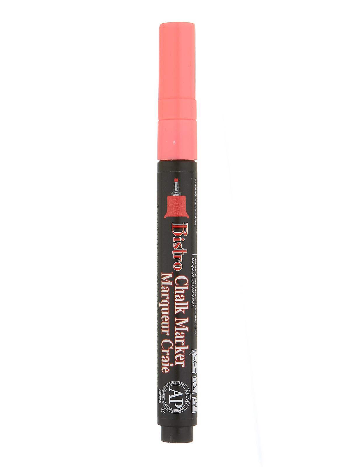 Bistro Chalk Markers fluorescent red extra fine tip
