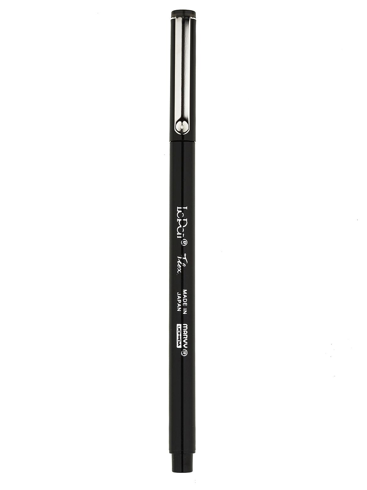 Le Pen Flex Pens brush point black each