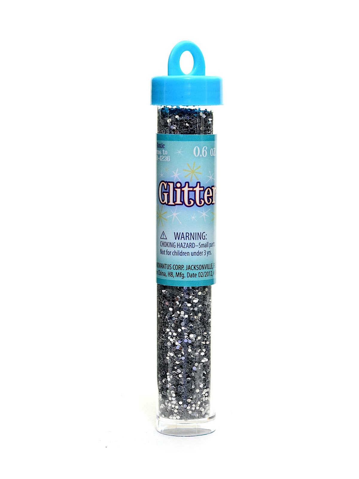 Glitter Silver 0.6 Oz. Tube