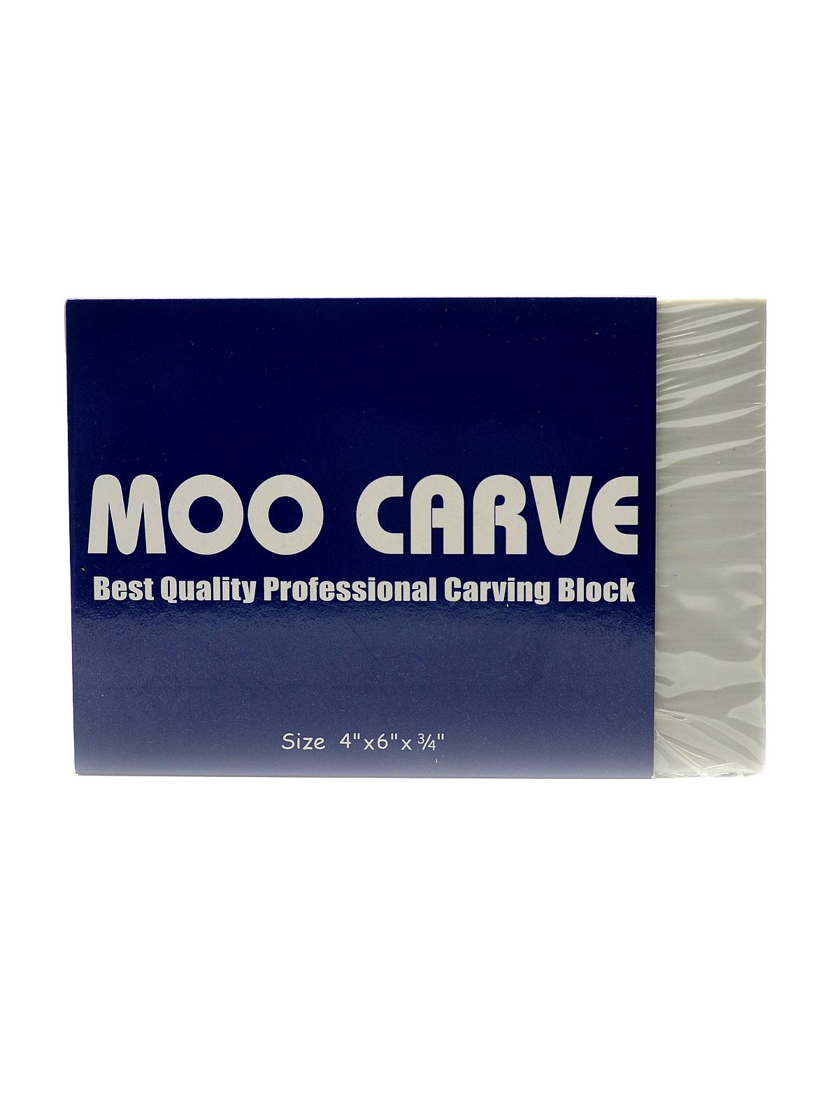 Moo Carve Artist Carving Block 4 In. X 6 In. X 3 4 In.