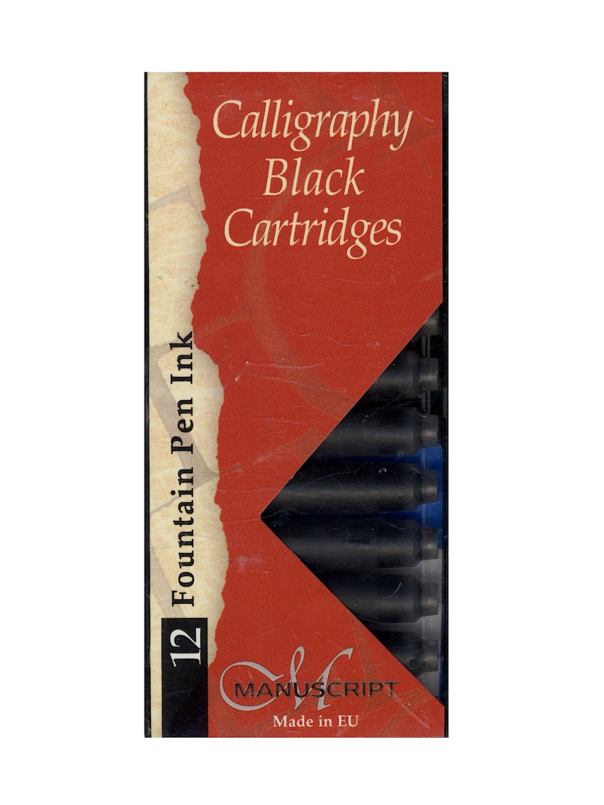 Calligraphy Ink Cartridges black pack of 12