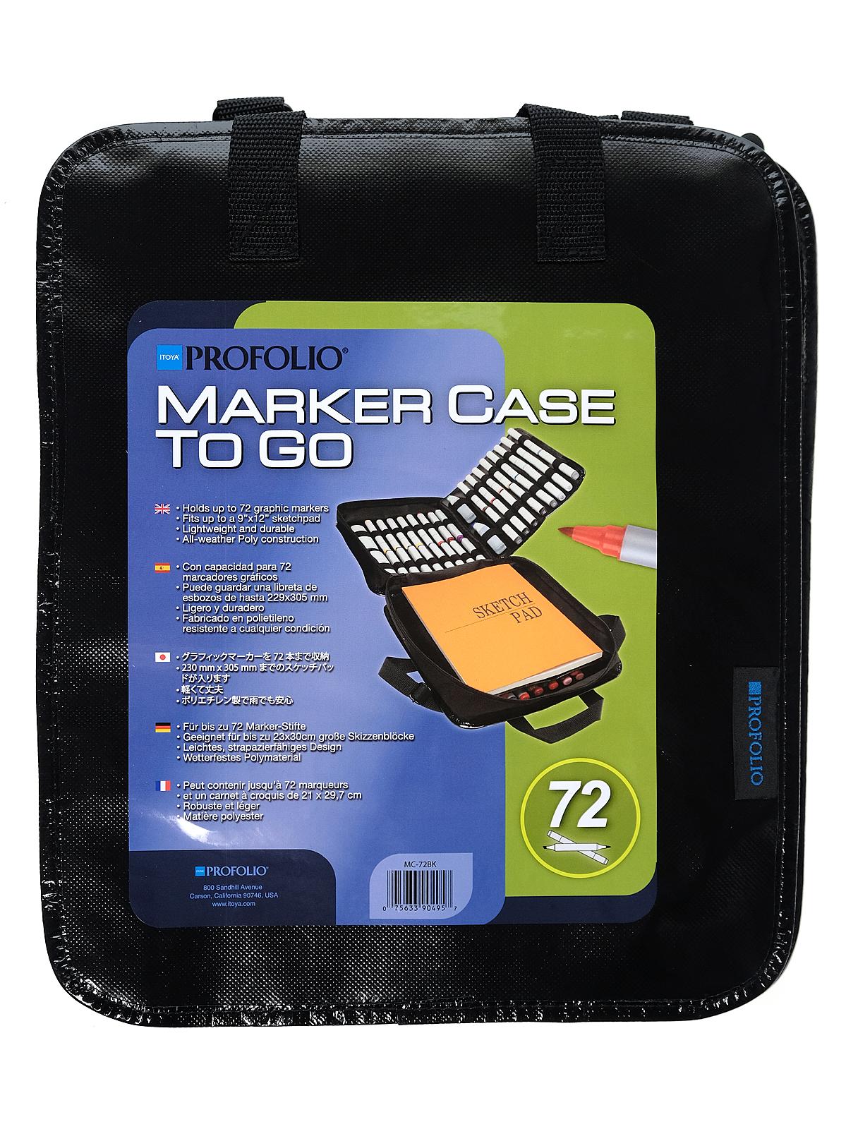 Profolio Marker Case To Go 11 3 4 in. x 14 in. black