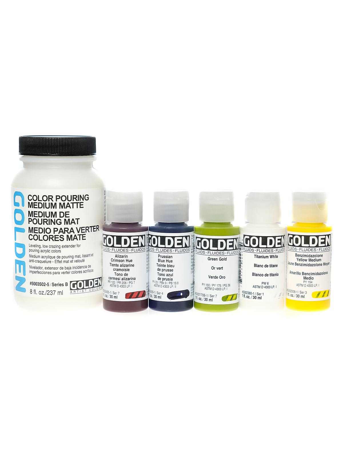 Color Pouring Medium Sets matte