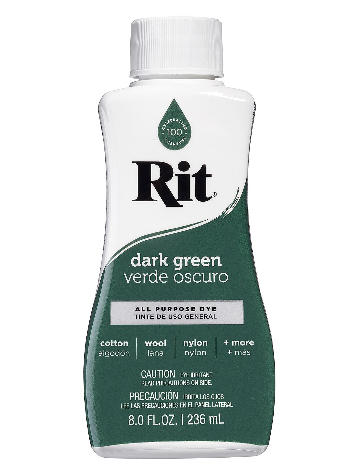 Dyes Dark Green Liquid 8 Oz. Bottle