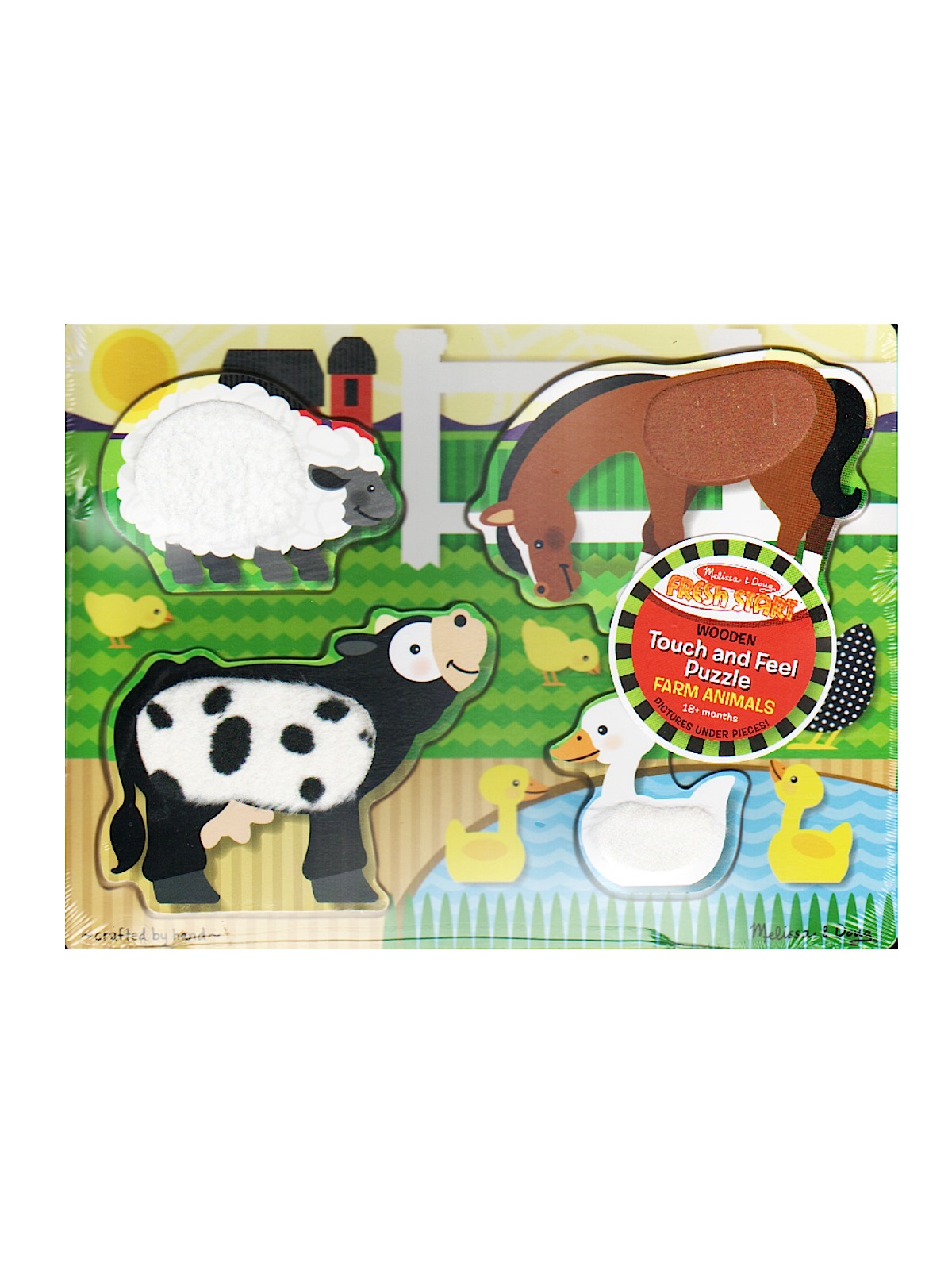 Touch & Feel Puzzles Farm Animals