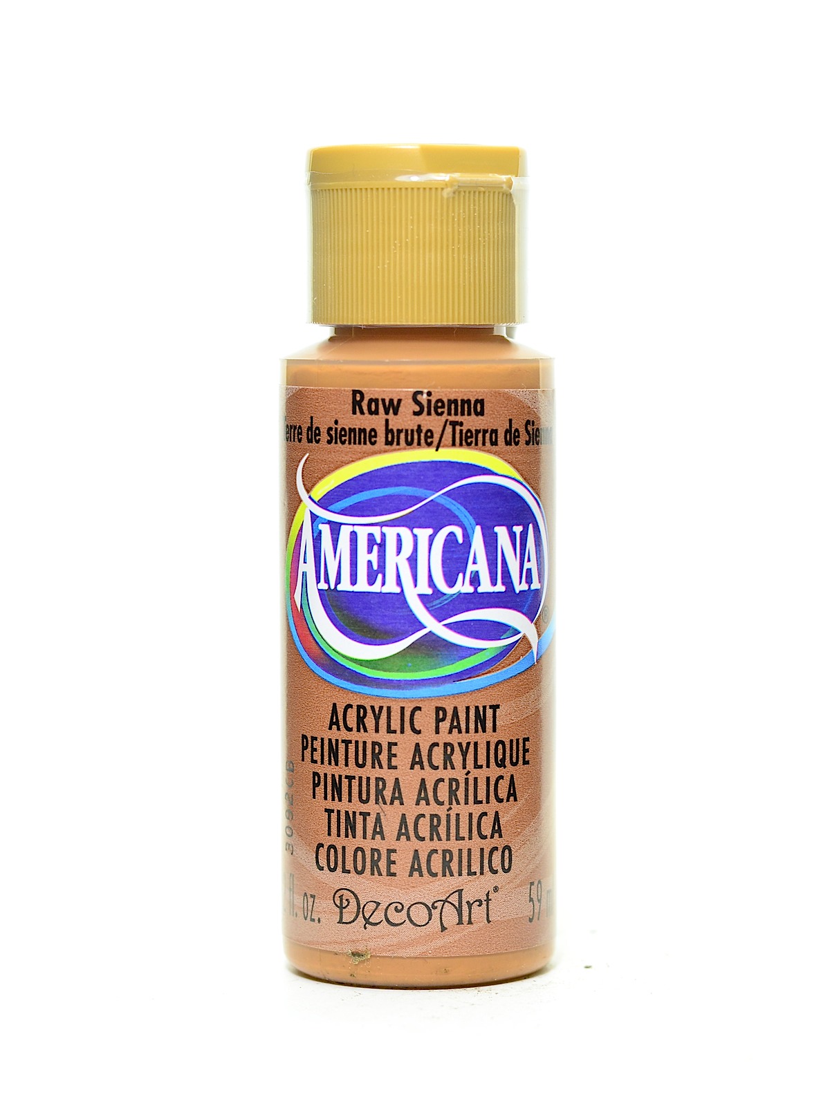 Americana Acrylic Paints raw sienna 2 oz.