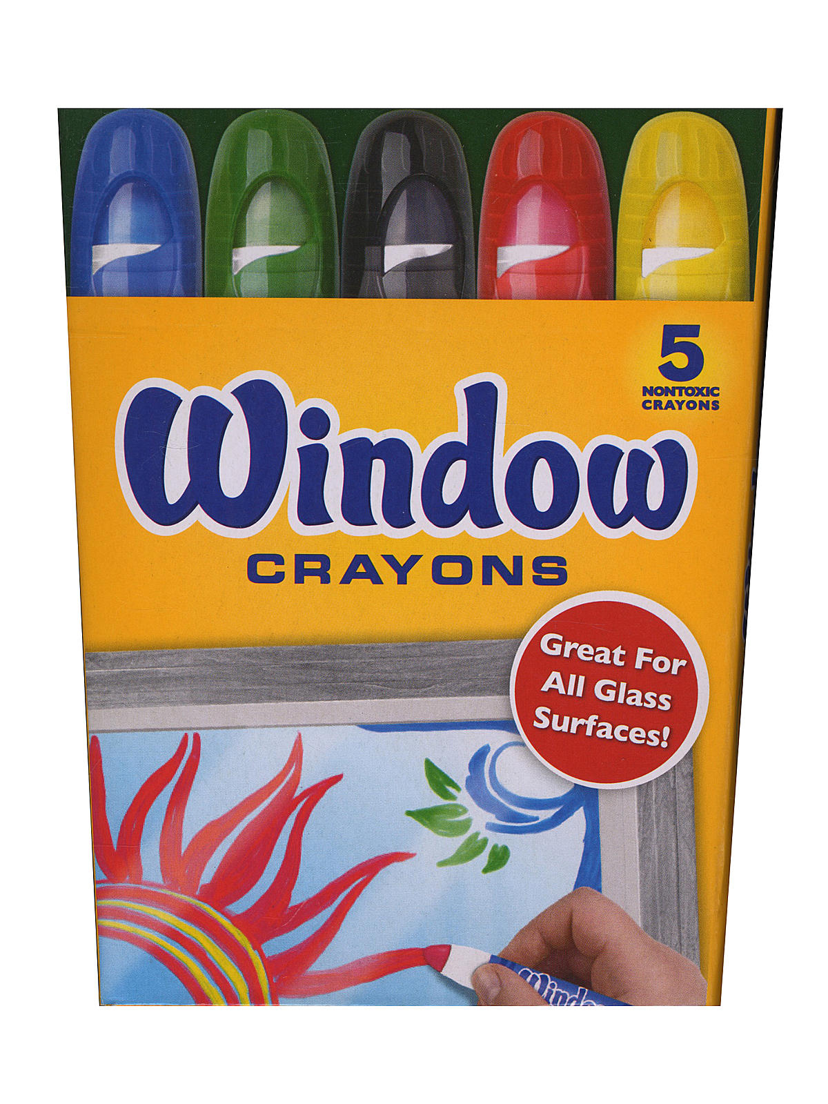 Window Crayons Set Of 5
