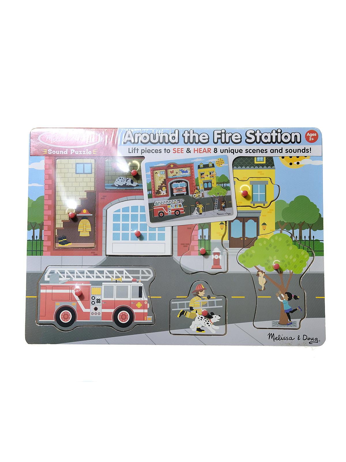 Sound Puzzles Around the Fire Station See & Hear 8 pieces