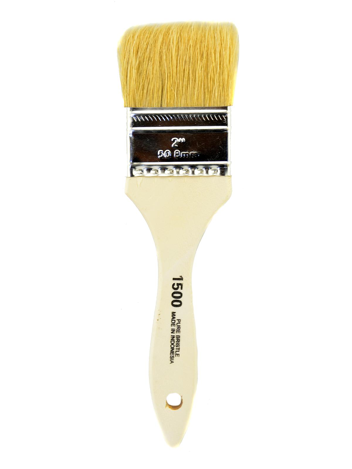 White Bristle Wash Brush 2 In.