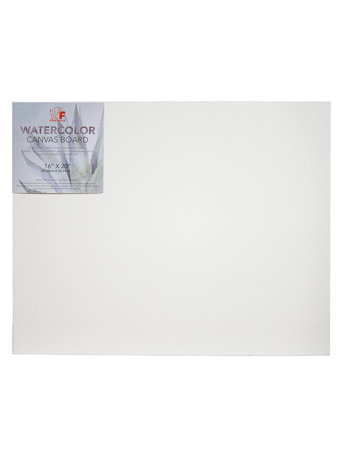 Archival Watercolor Canvas Board 16 In. X 20 In. Each