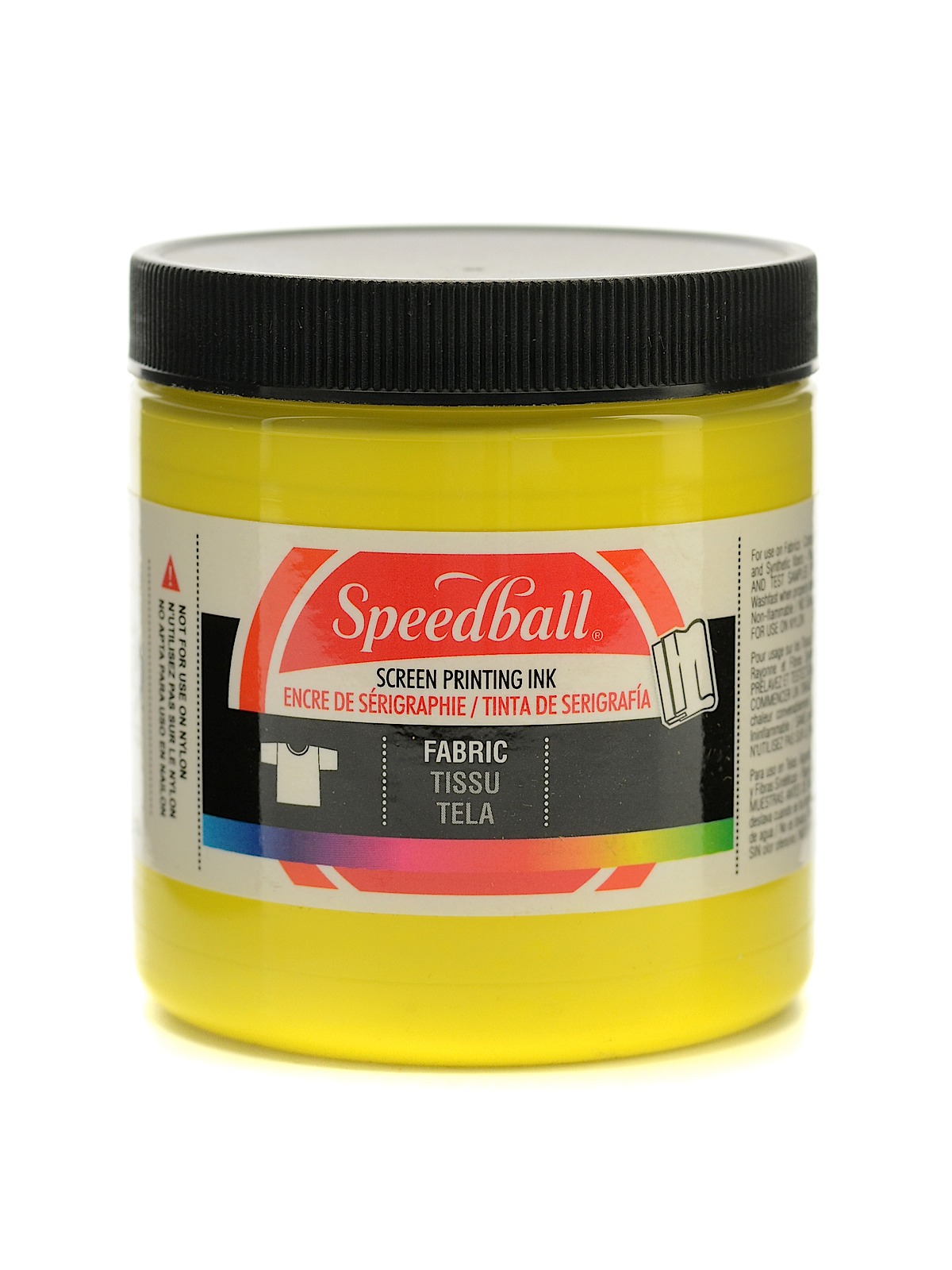 Fabric Screen Printing Ink yellow 8 oz.