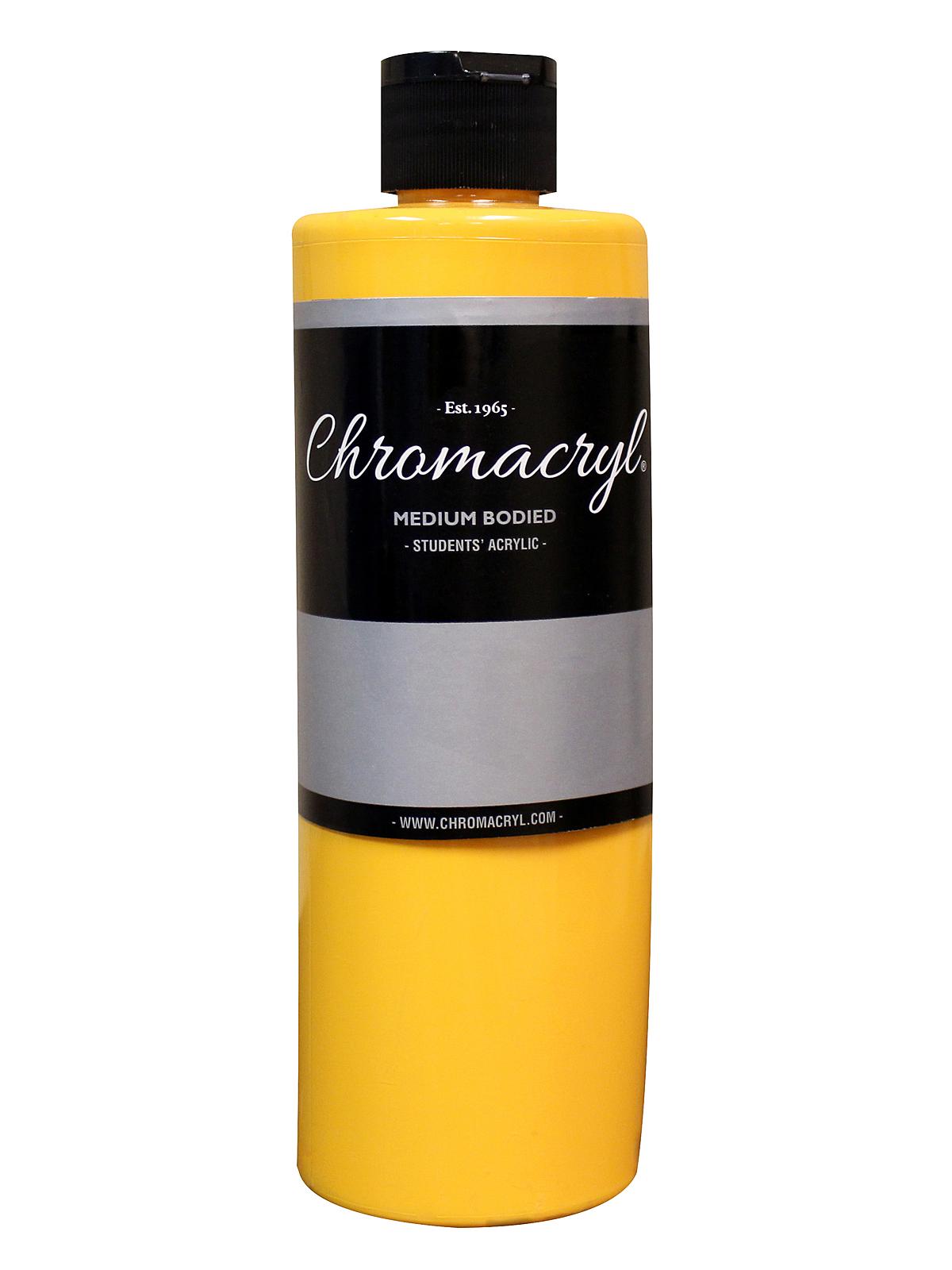 Chromacryl Students' Acrylic Paints warm yellow 500 ml