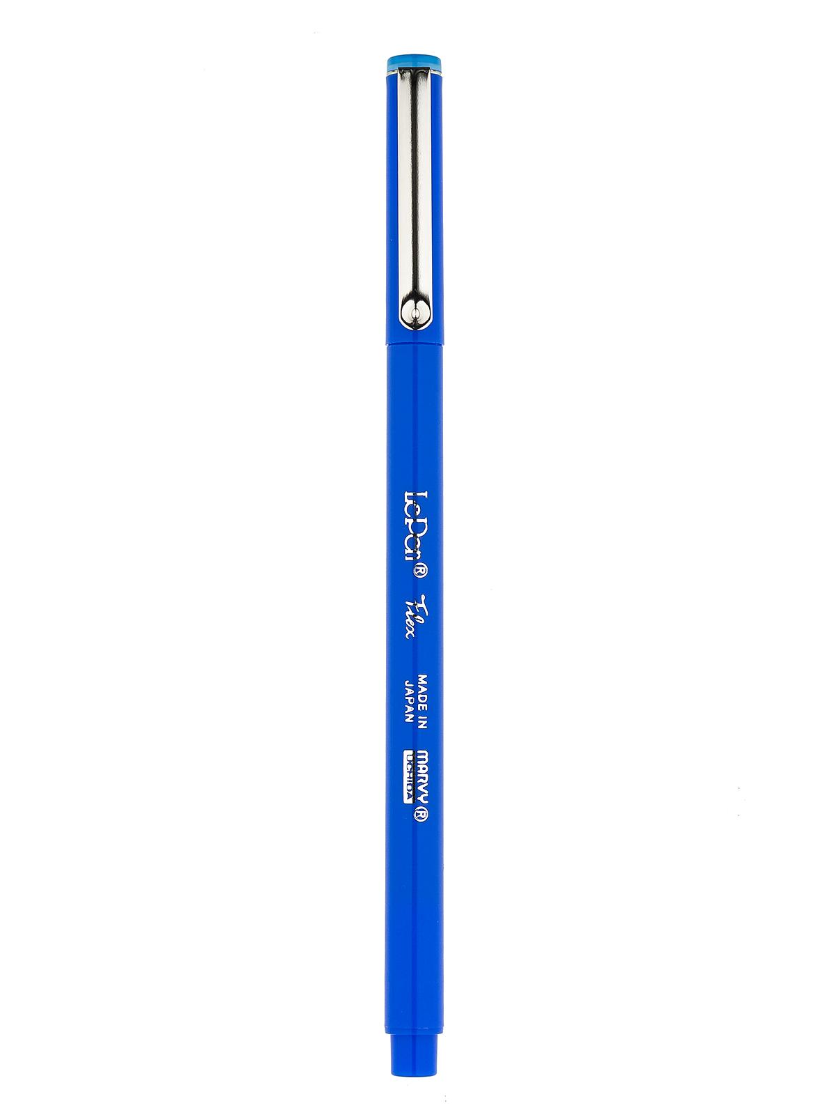 Le Pen Flex Pens brush point blue each